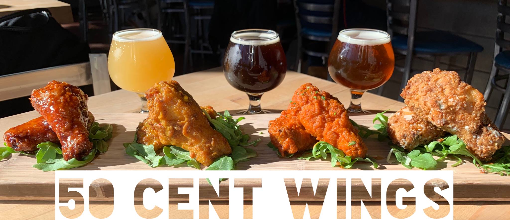 50c Wing Night at the Brewery